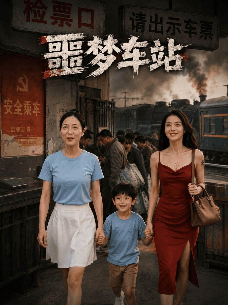 本是一场普通的车站候车，却因工作人员一句“小孩逃票”彻底改变了走向。年轻貌美的姐妹花原本以为只需简单补张票便能顺利进站，不料对方根本醉翁之意不在酒。当厚重的房门反锁，一场针对这对绝美姐妹花的噩梦般惩罚与屈辱调教正式拉开序幕。